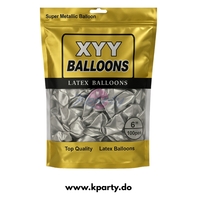 GLOBO PLATEADO CHROME 