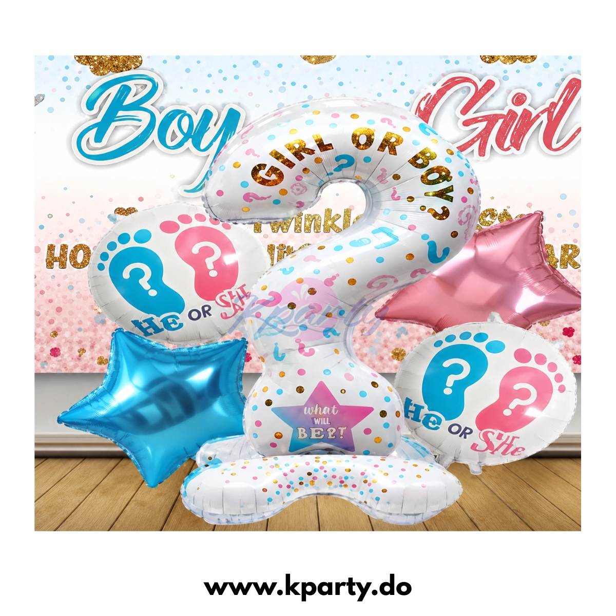 GLOBO CROMADO BOY/GIRL